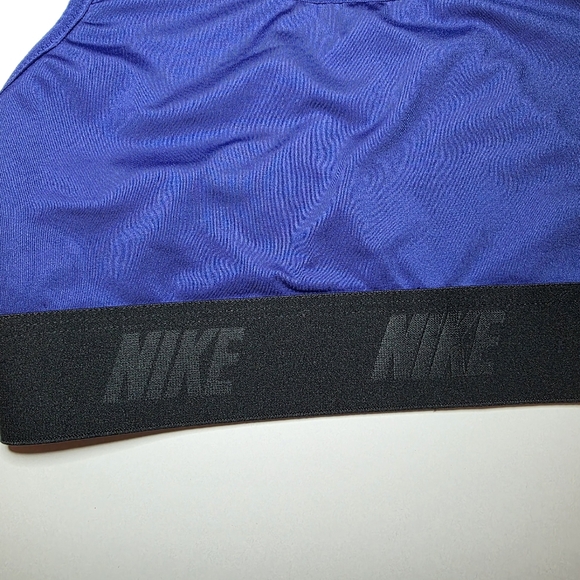 Nike Dri Fit Sports Bra Blue Sz S - Picture 2 of 5